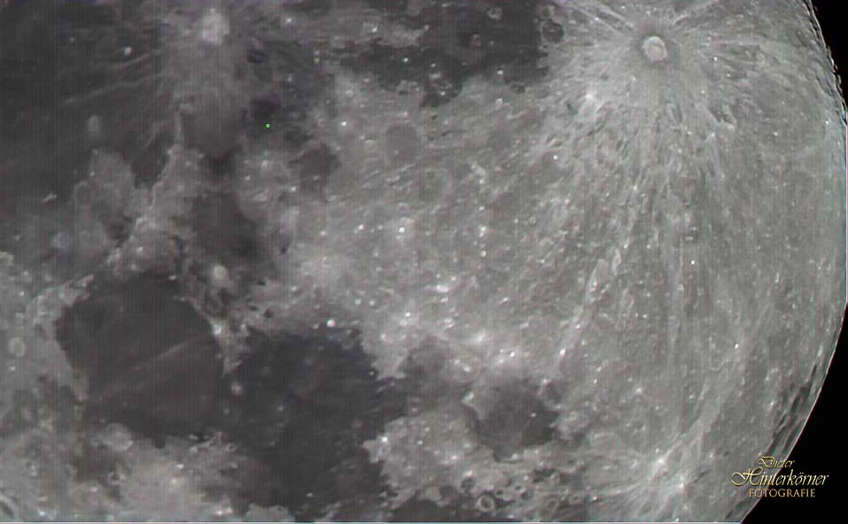 Mond-Teilausschnitt